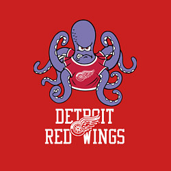 Свитшот хлопковый мужской Detroit Red Wings, Детройт Ред Уингз Маскот, цвет: красный — фото 2