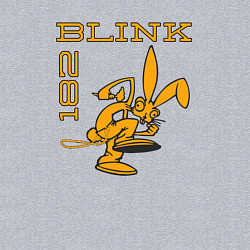 Свитшот хлопковый мужской Blink 182 Yellow Rabbit, цвет: меланж — фото 2