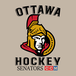 Свитшот хлопковый мужской OTTAWA SENATORS ОТТАВА СЕНАТОРЗ, цвет: миндальный — фото 2