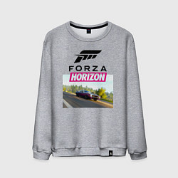 Свитшот хлопковый мужской Forza Horizon 5 Plymouth Barracuda, цвет: меланж