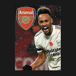 Свитшот хлопковый мужской Arsenal, Pierre-Emerick Aubameyang!, цвет: черный — фото 2