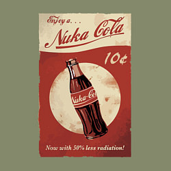 Свитшот хлопковый мужской Fallout Nuka Cola Poster Pop art, цвет: авокадо — фото 2