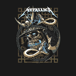 Свитшот хлопковый мужской Metallica Skull & Snake, цвет: черный — фото 2