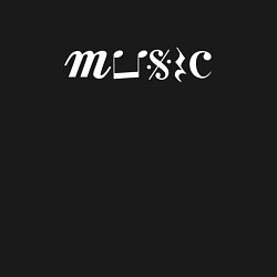 Свитшот хлопковый мужской Music Белая Портрет, цвет: черный — фото 2