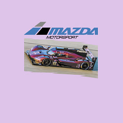 Свитшот хлопковый мужской Mazda Motorsport Racing team!, цвет: лаванда — фото 2