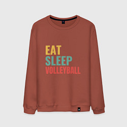 Мужской свитшот Eat - Sleep - Volleyball