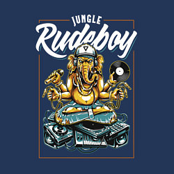 Свитшот хлопковый мужской Rudeboy, цвет: тёмно-синий — фото 2