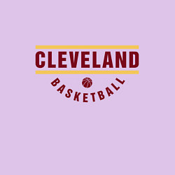 Свитшот хлопковый мужской Cleveland - Basketball, цвет: лаванда — фото 2