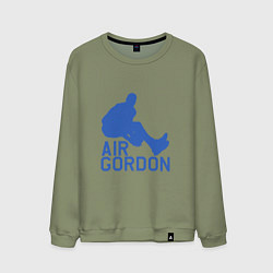 Свитшот хлопковый мужской Air Gordon, цвет: авокадо