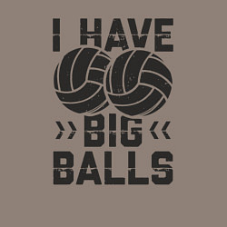 Свитшот хлопковый мужской Big Balls, цвет: утренний латте — фото 2