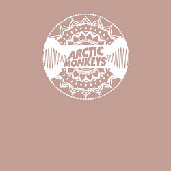 Свитшот хлопковый мужской Arctic Monkeys Арктические обезьяны, цвет: пыльно-розовый — фото 2