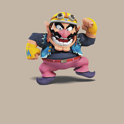 Свитшот хлопковый мужской Wario Super Mario, цвет: миндальный — фото 2