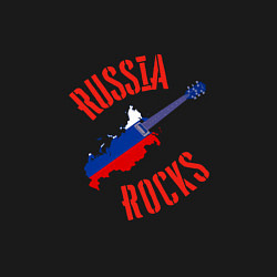 Свитшот хлопковый мужской Russia Rocks, цвет: черный — фото 2