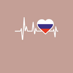 Свитшот хлопковый мужской Пульс России, цвет: пыльно-розовый — фото 2