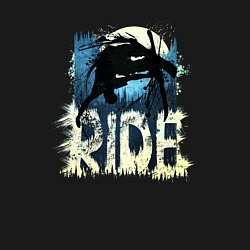 Свитшот хлопковый мужской Ride Ski, цвет: черный — фото 2