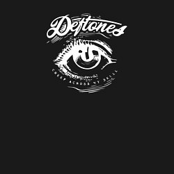 Свитшот хлопковый мужской Deftones глаз, цвет: черный — фото 2