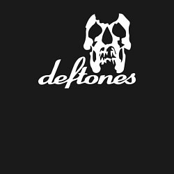 Свитшот хлопковый мужской Deftones череп, цвет: черный — фото 2
