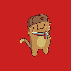 Свитшот хлопковый мужской Russian Cat, цвет: красный — фото 2