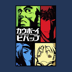 Свитшот хлопковый мужской Space cowboys, цвет: тёмно-синий — фото 2