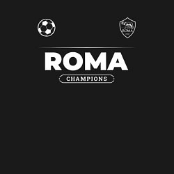 Свитшот хлопковый мужской Roma Форма Чемпионов, цвет: черный — фото 2