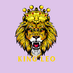 Свитшот хлопковый мужской KING LEO Король Лев, цвет: лаванда — фото 2