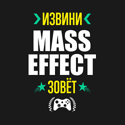 Свитшот хлопковый мужской Извини Mass Effect Зовет, цвет: черный — фото 2