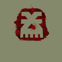 Свитшот хлопковый мужской Знак Кхорна пятно, цвет: авокадо — фото 2