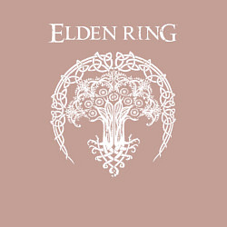 Свитшот хлопковый мужской ДРЕВО ELDEN RING, цвет: пыльно-розовый — фото 2