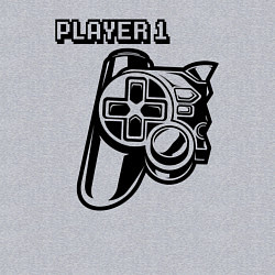 Свитшот хлопковый мужской Player 1 парная, цвет: меланж — фото 2