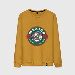Свитшот хлопковый мужской Mexico 1923, цвет: горчичный