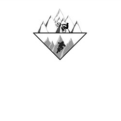 Свитшот хлопковый мужской Погнали катать, цвет: белый — фото 2