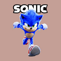 Свитшот хлопковый мужской Sonic the Hedgehog 2022, цвет: пыльно-розовый — фото 2
