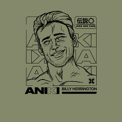 Свитшот хлопковый мужской ANIKI BILLY HERRINGTON ASS WE CAN, цвет: авокадо — фото 2