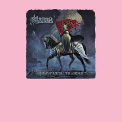 Свитшот хлопковый мужской Saxon, цвет: светло-розовый — фото 2