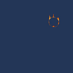 Свитшот хлопковый мужской Dark Souls Знак Тьмы Мини, цвет: тёмно-синий — фото 2