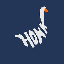 Свитшот хлопковый мужской Honk White Гусь Белый, цвет: тёмно-синий — фото 2