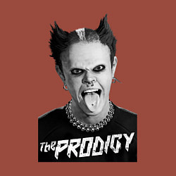 Свитшот хлопковый мужской The Prodigy - firestarter, цвет: кирпичный — фото 2