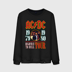 Мужской свитшот ACDC HIGHWAY TO HELL TOUR