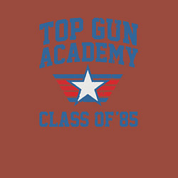 Свитшот хлопковый мужской TOP GUN Academy Class of 85, цвет: кирпичный — фото 2