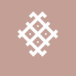 Свитшот хлопковый мужской Руна держава RUNES, цвет: пыльно-розовый — фото 2
