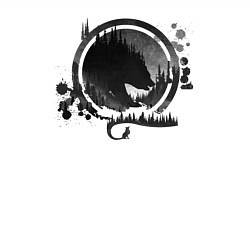 Свитшот хлопковый мужской Дикие звери, цвет: белый — фото 2