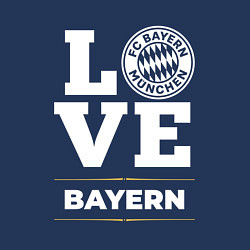 Свитшот хлопковый мужской Bayern Love Classic, цвет: тёмно-синий — фото 2