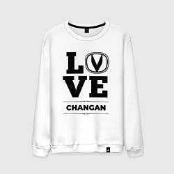 Свитшот хлопковый мужской Changan Love Classic, цвет: белый