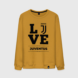 Свитшот хлопковый мужской Juventus Love Классика, цвет: горчичный