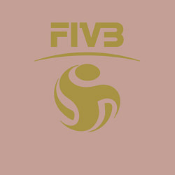 Свитшот хлопковый мужской FIVB ВОЛЕЙБОЛ ЛОГО, цвет: пыльно-розовый — фото 2