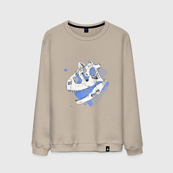 Мужской свитшот Череп Динозавра Карнотавр