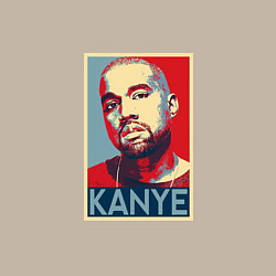 Свитшот хлопковый мужской Kanye - Hip Hop, цвет: миндальный — фото 2