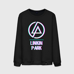 Свитшот хлопковый мужской Linkin Park Glitch Rock, цвет: черный