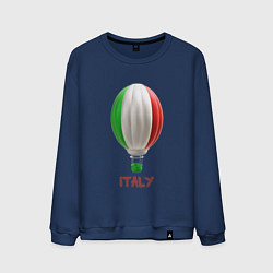 Мужской свитшот 3d aerostat Italy flag