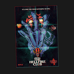 Свитшот хлопковый мужской Постер 1 серии 4 сезона ОЧЕНЬ СТРАННЫЕ ДЕЛА, цвет: черный — фото 2